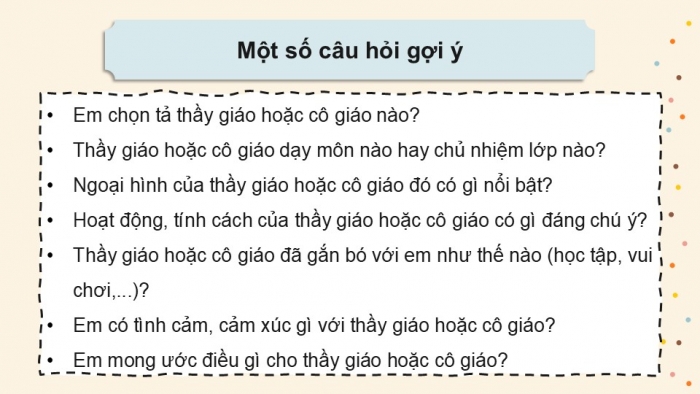 Giáo án điện tử Tiếng Việt 5 chân trời Bài Ôn tập giữa học kì II (Tiết 5)