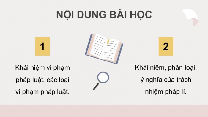 Giáo án điện tử Công dân 9 chân trời Bài 9: Vi phạm pháp luật và trách nhiệm pháp lí