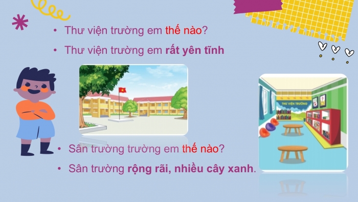 Giáo án điện tử Tiếng Việt 2 chân trời Bài 4: Mở rộng vốn từ Trường học (tiếp theo), Nghe – kể Loài chim học xây tổ