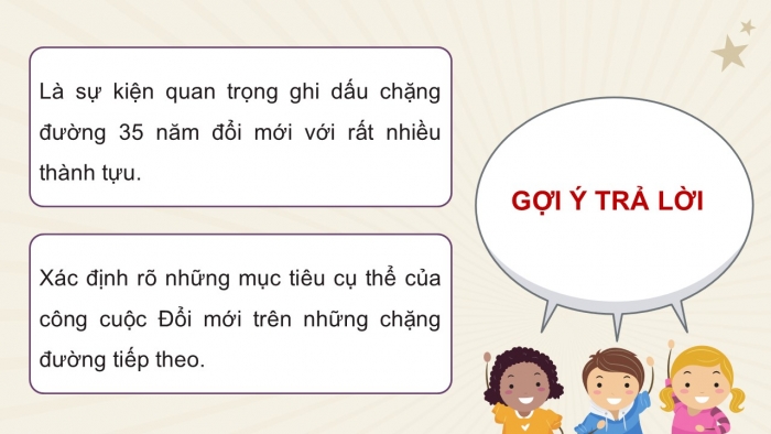 Giáo án điện tử Lịch sử 12 cánh diều Bài 10: Khái quát về công cuộc Đổi mới từ năm 1986 đến nay (P2)