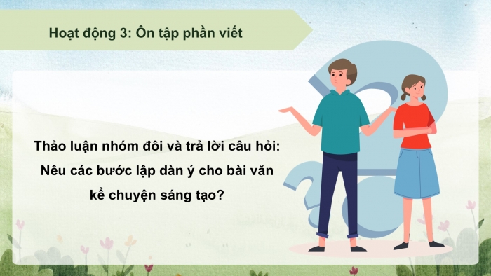 Giáo án PPT dạy thêm Tiếng Việt 5 chân trời bài 3: Bài đọc Nụ cười mang tên mùa xuân. Luyện từ và câu Đại từ xưng hô. Tìm ý, lập dàn ý cho bài văn kể chuyện sáng tạo