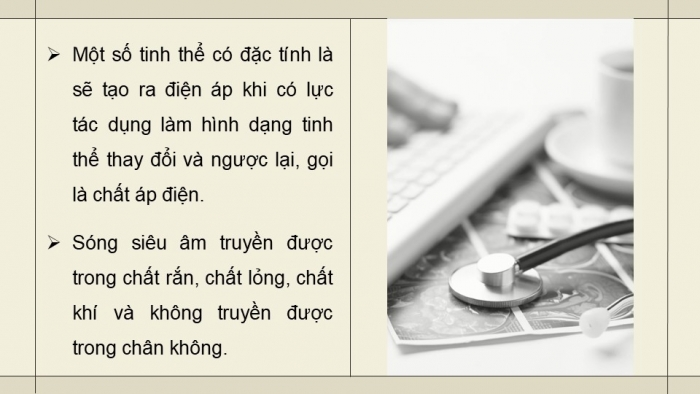 Giáo án điện tử chuyên đề Vật lí 12 cánh diều Bài 2: Siêu âm và cộng hưởng từ