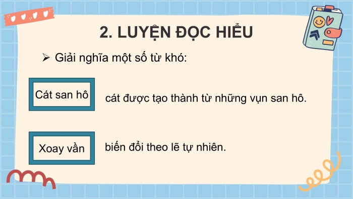 Giáo án điện tử Tiếng Việt 2 chân trời Bài 2: Đọc Sóng và cát ở Trường Sa, Nghe - viết Chim rừng Tây Nguyên, Phân biệt d/gi, iêu/ươu, oan/oang