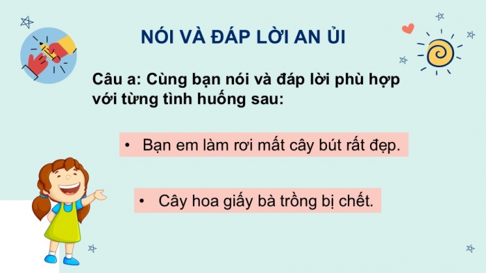 Giáo án điện tử Tiếng Việt 2 chân trời Bài 2: Mở rộng vốn từ Đất nước, Nói và đáp lời an ủi, lời mời