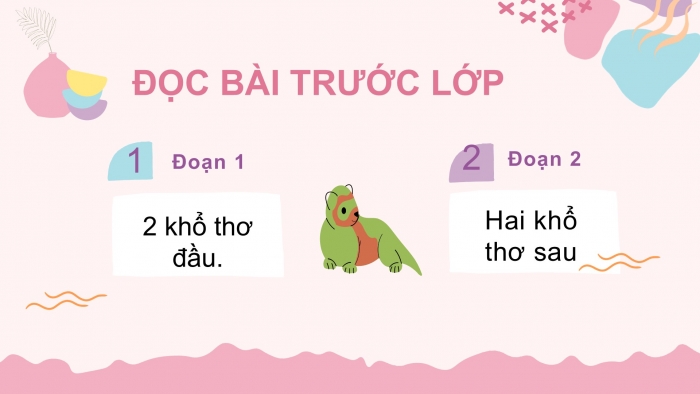 Giáo án điện tử Tiếng Việt 2 chân trời Bài 3: Đọc Trái Đất xanh của em