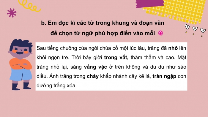 Giáo án điện tử Tiếng Việt 2 chân trời Bài 4: Mở rộng vốn từ Trái Đất (tiếp theo), Nghe – kể Chuyện của cây sồi