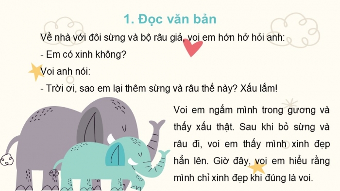 Giáo án điện tử tiếng Việt 2 kết nối Bài 5: Em có xinh không?