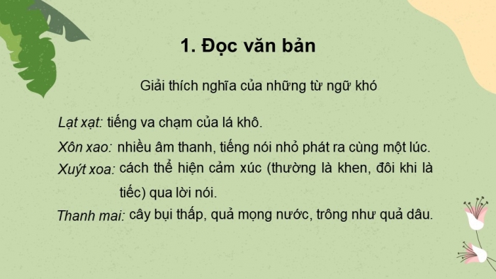 Giáo án điện tử tiếng Việt 2 kết nối Bài 7: Cây xấu hổ