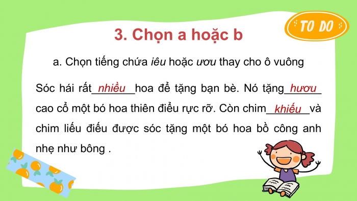 Giáo án điện tử tiếng Việt 2 kết nối Bài 18: Nghe – viết Tớ nhớ cậu, Phân biệt c/k, iêu/ươu, en/eng