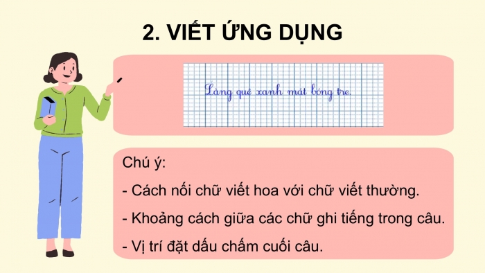 Giáo án điện tử tiếng Việt 2 kết nối Bài 21: Chữ hoa L