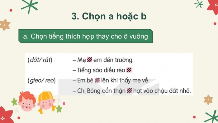 Giáo án điện tử tiếng Việt 2 kết nối Bài 26: Nghe – viết Em mang về yêu thương, Phân biệt iên/yên/uyên, r/d/gi, ai/ay