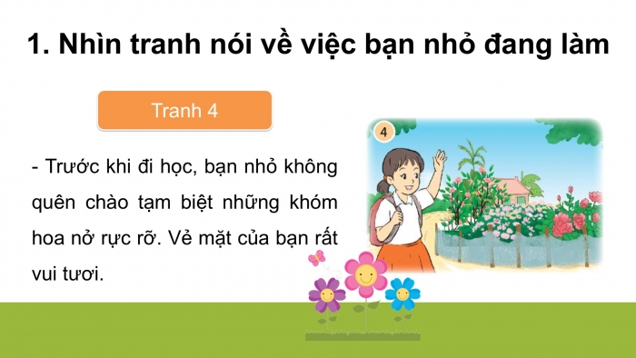 Giáo án điện tử Tiếng Việt 2 kết nối Bài 6: Viết đoạn văn kể về việc chăm sóc cây cối, Đọc mở rộng