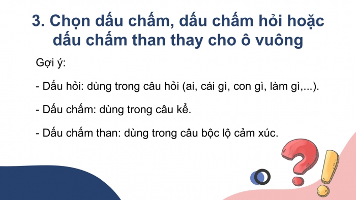 Giáo án điện tử Tiếng Việt 2 kết nối Bài 10: Mở rộng vốn từ về muông thú; Dấu chấm, dấu chấm hỏi, dấu chấm than