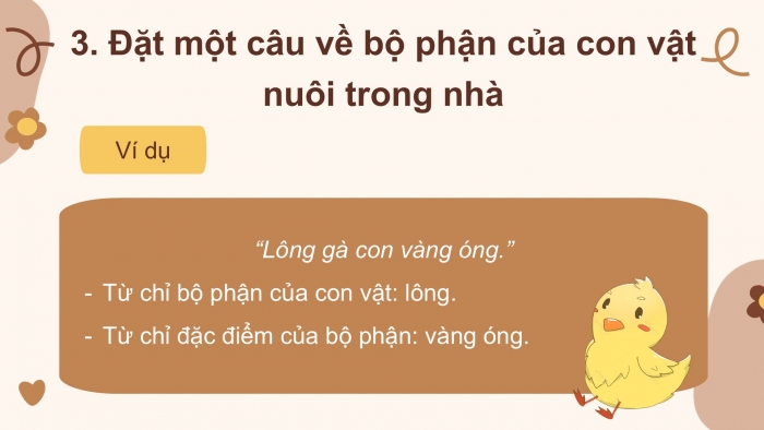 Giáo án điện tử Tiếng Việt 2 kết nối Bài 12: Mở rộng vốn từ về vật nuôi; Câu nêu đặc điểm của các loài vật