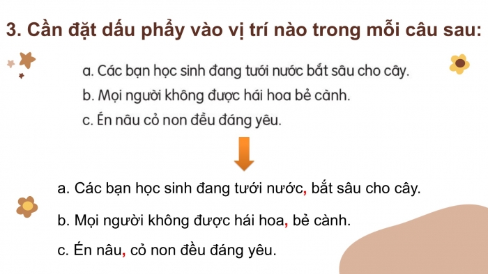 Giáo án điện tử Tiếng Việt 2 kết nối Bài 14: Mở rộng vốn từ về bảo vệ môi trường, Dấu phẩy