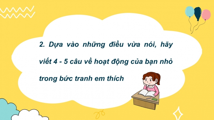 Giáo án điện tử Tiếng Việt 2 cánh diều Bài 24: Viết về hoạt động chăm sóc, bảo vệ loài chim