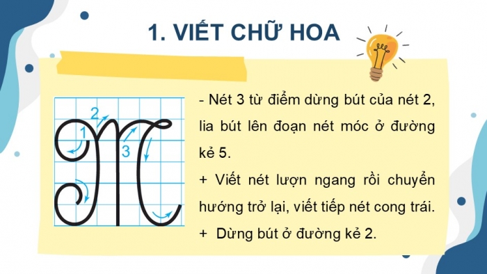 Giáo án điện tử Tiếng Việt 2 kết nối Bài 19: Chữ hoa M (kiểu 2)