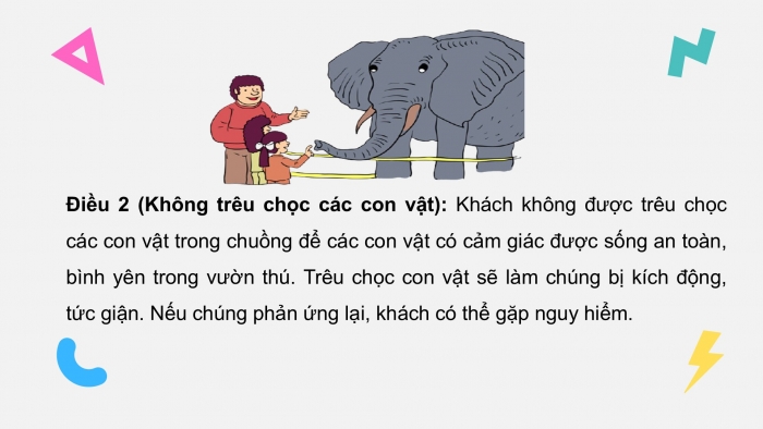 Giáo án điện tử Tiếng Việt 2 cánh diều Bài 26: Nội quy vườn thú