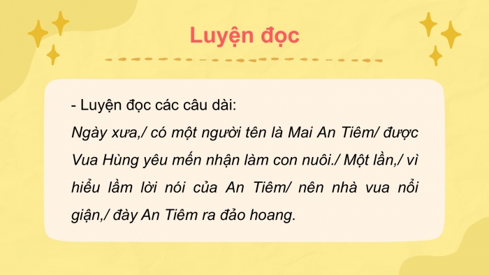 Giáo án điện tử Tiếng Việt 2 kết nối Bài 21: Mai An Tiêm