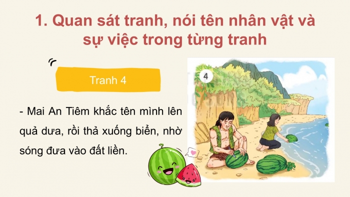 Giáo án điện tử Tiếng Việt 2 kết nối Bài 21: Kể chuyện Mai An Tiêm