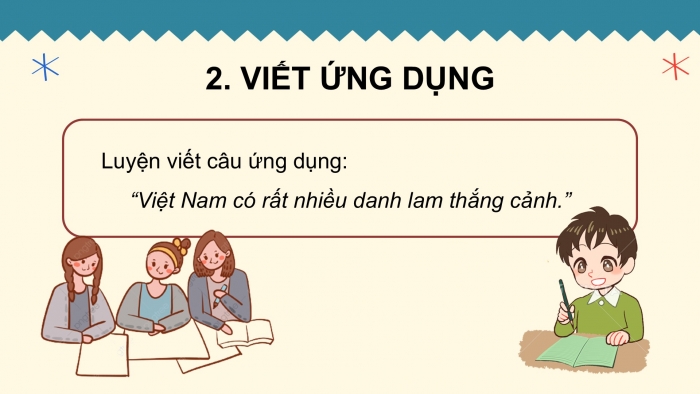 Giáo án điện tử Tiếng Việt 2 kết nối Bài 25: Chữ hoa V (kiểu 2)