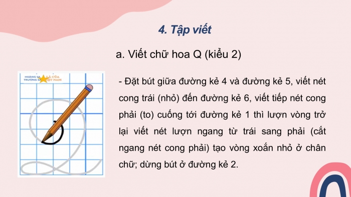 Giáo án điện tử Tiếng Việt 2 cánh diều Bài 32: Nghe – viết Con Rồng cháu Tiên, Chữ hoa Q (kiểu 2)