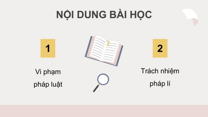 Giáo án điện tử Công dân 9 kết nối Bài 9: Vi phạm pháp luật và trách nhiệm pháp lí