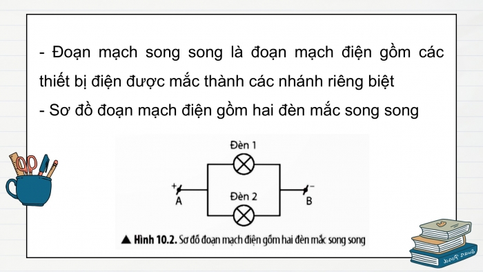 Giáo án điện tử KHTN 9 chân trời - Phân môn Vật lí Bài 10: Đoạn mạch song song