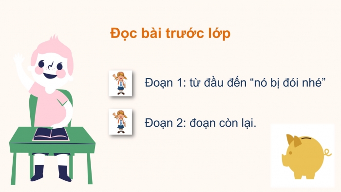 Giáo án điện tử Tiếng Việt 2 chân trời Bài 4: Đọc Con lợn đất