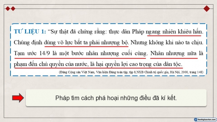 Giáo án điện tử Lịch sử 9 kết nối Bài 14: Việt Nam kháng chiến chống thực dân Pháp xâm lược giai đoạn 1946 – 1950