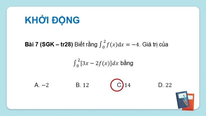 Giáo án điện tử Toán 12 chân trời Bài tập cuối chương IV