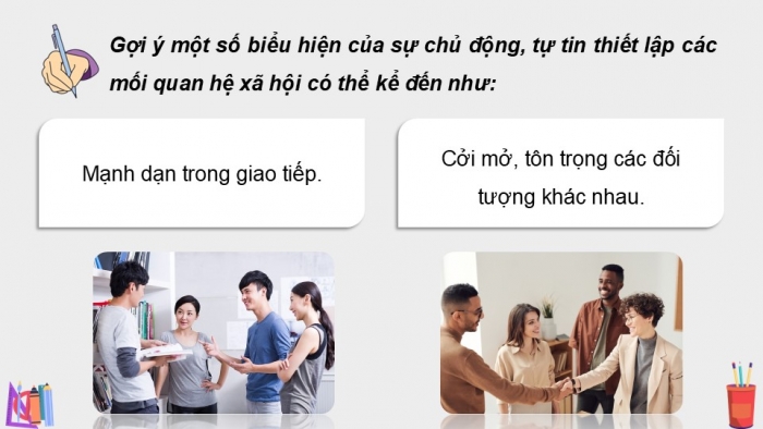 Giáo án điện tử Hoạt động trải nghiệm 12 kết nối Chủ đề 5 Tuần 1