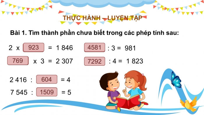 Giáo án điện tử toán 3 cánh diều bài 8: Luyện tập chung trang 81