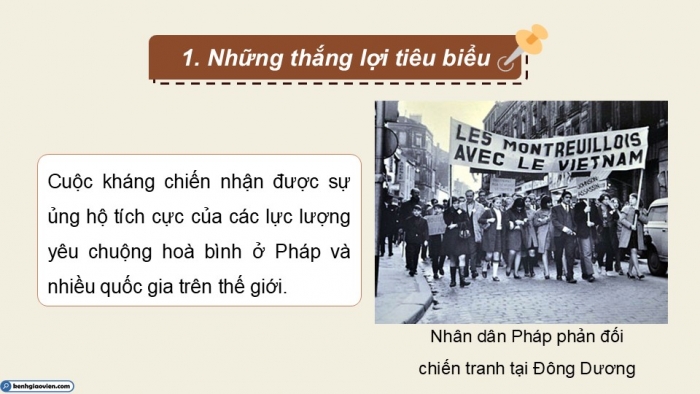 Giáo án điện tử Lịch sử 9 kết nối Bài 15: Việt Nam kháng chiến chống thực dân Pháp xâm lược giai đoạn 1951 – 1954 (P3)