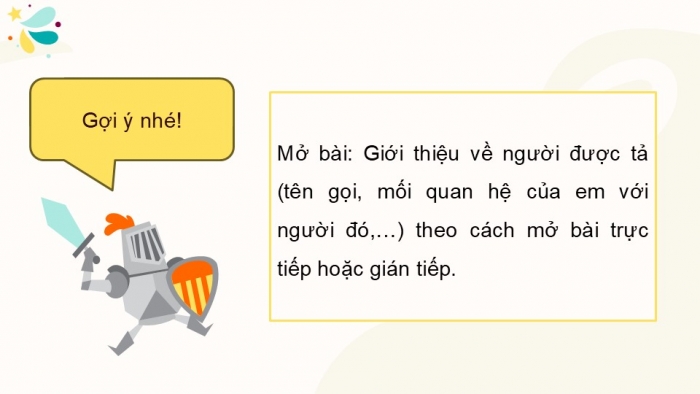 Giáo án điện tử Tiếng Việt 5 kết nối Bài 4: Lập dàn ý cho bài văn tả người