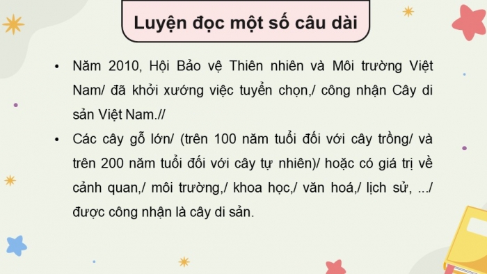 Giáo án điện tử Tiếng Việt 5 chân trời Bài 8: Dưới những tán xanh