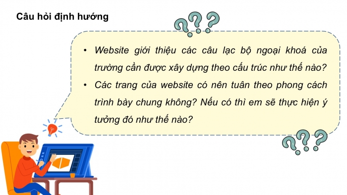 Giáo án điện tử Tin học ứng dụng 12 kết nối Bài 18: Thực hành tổng hợp thiết kế trang web