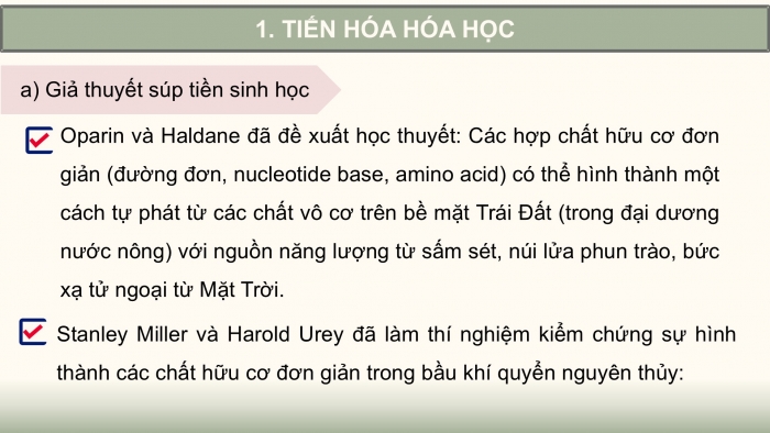 Giáo án điện tử Sinh học 12 kết nối Bài 22: Tiến hoá lớn và quá trình phát sinh chủng loại