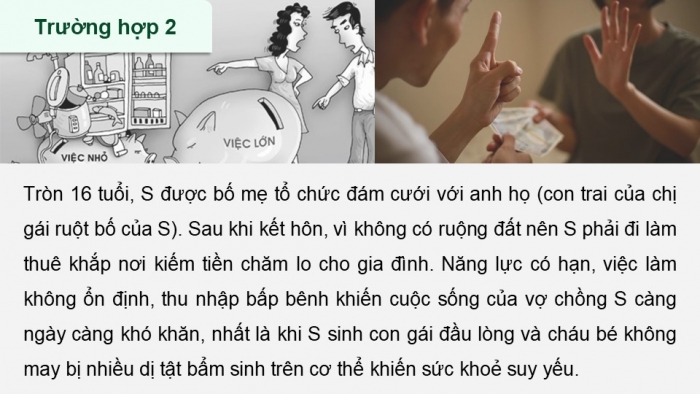 Giáo án điện tử Kinh tế pháp luật 12 kết nối Bài 10: Quyền và nghĩa vụ của công dân trong hôn nhân và gia đình