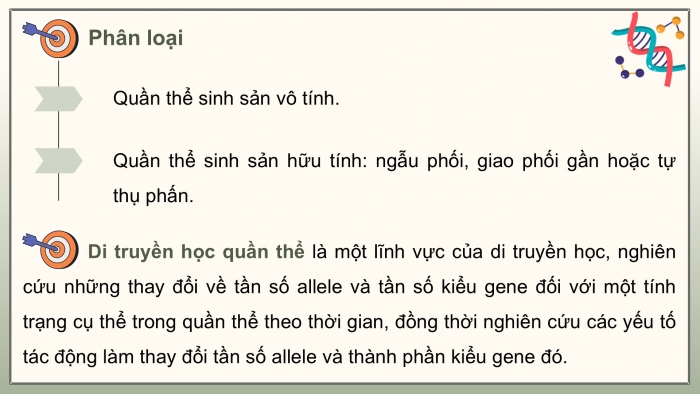 Giáo án điện tử Sinh học 12 chân trời Bài 13: Di truyền quần thể