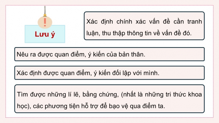 Giáo án điện tử Ngữ văn 12 cánh diều Bài 7: Tranh luận về một vấn đề có những ý kiến trái ngược nhau