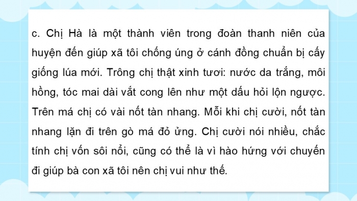 Giáo án điện tử Tiếng Việt 5 kết nối Bài 5: Viết đoạn văn tả người