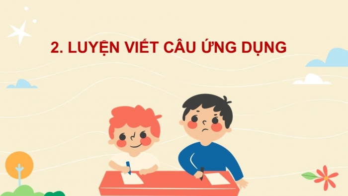 Giáo án điện tử Tiếng Việt 2 chân trời Bài 3: Viết chữ hoa K, Từ chỉ đặc điểm, Câu kiểu Ai thế nào?