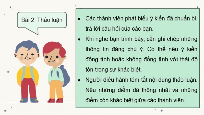 Giáo án điện tử Tiếng Việt 5 kết nối Bài 8: Những ý kiến khác biệt