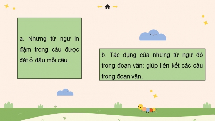 Giáo án điện tử Tiếng Việt 5 kết nối Bài 11: Liên kết câu bằng từ ngữ nối