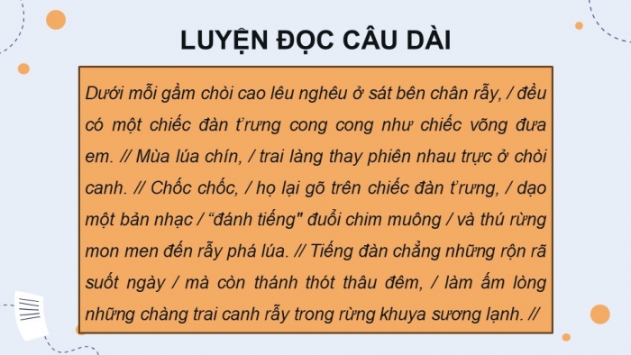 Giáo án điện tử Tiếng Việt 5 kết nối Bài 13: Đàn t'rưng – tiếng ca đại ngàn