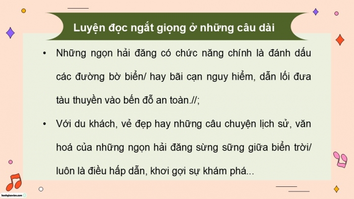 Giáo án điện tử Tiếng Việt 5 chân trời Bài 2: Những con mắt của biển