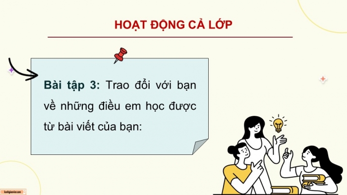 Giáo án điện tử Tiếng Việt 5 chân trời Bài 7: Trả bài văn tả người (Bài viết số 2)