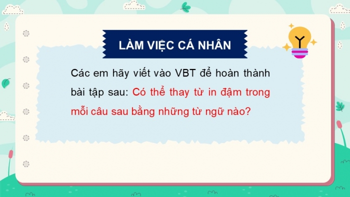 Giáo án điện tử Tiếng Việt 5 chân trời Bài 8: Mở rộng vốn từ Đất nước