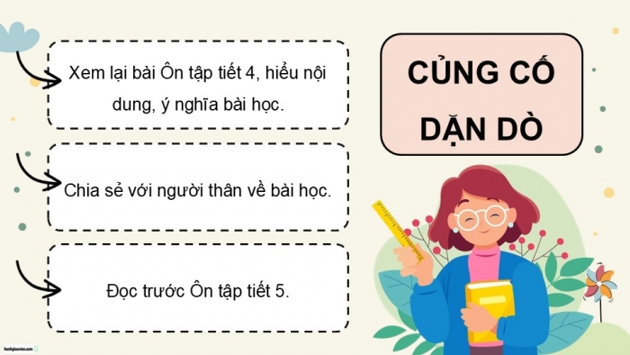 Giáo án điện tử Tiếng Việt 5 chân trời Bài Ôn tập giữa học kì II (Tiết 4)